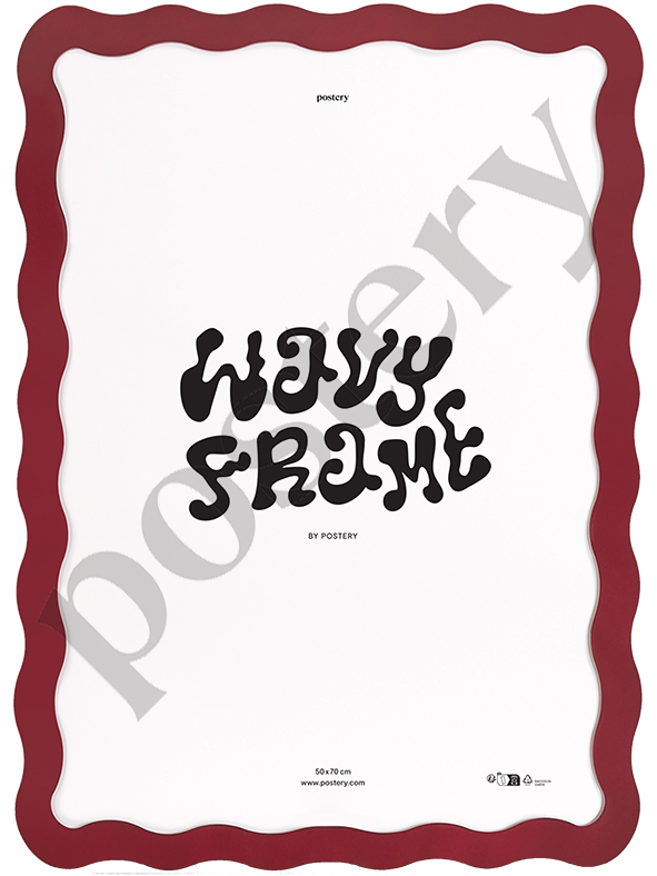 Wavy Frame Red Demo Only