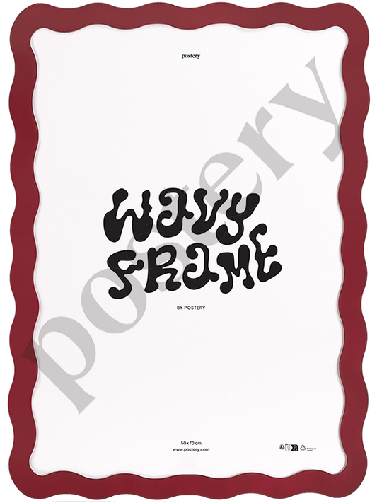 Wavy Frame Red Demo Only