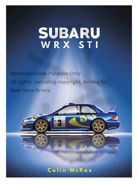 Scottish Chariot – WRX STI Poster Demo Only